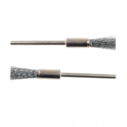 Brosses en acier inoxydable - pinceau fin - 2 pcs