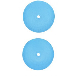 Polissoirs en plastique et silicone disques Ø22 mm - 10 pcs