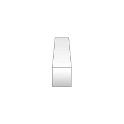Barre de laiton carrée format 15x15 mm