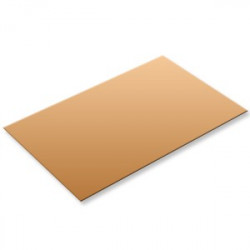 Plaque de cuivre format 200x200x1,0mm