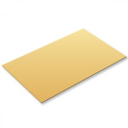 Feuilles de laiton K&S format 100x250x0,12mm (made in USA)