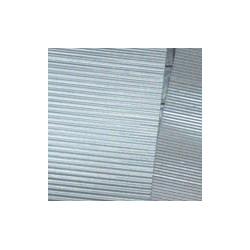 Sachet de 6 tôles ondulées à l'échelle N Longueur 19 cm largeur 2,8 cm