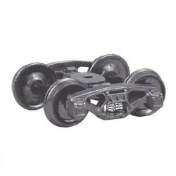 HO/ Bogie de wagon de marchandises Bettendorf - la paire