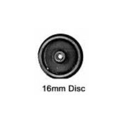 Roues à disque - Essieu bogie avec pointes - Diamètre 16 mm