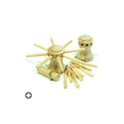 Cabestan entièrement en bois à assembler