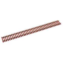 Rail maillechort - traverses imitation acier