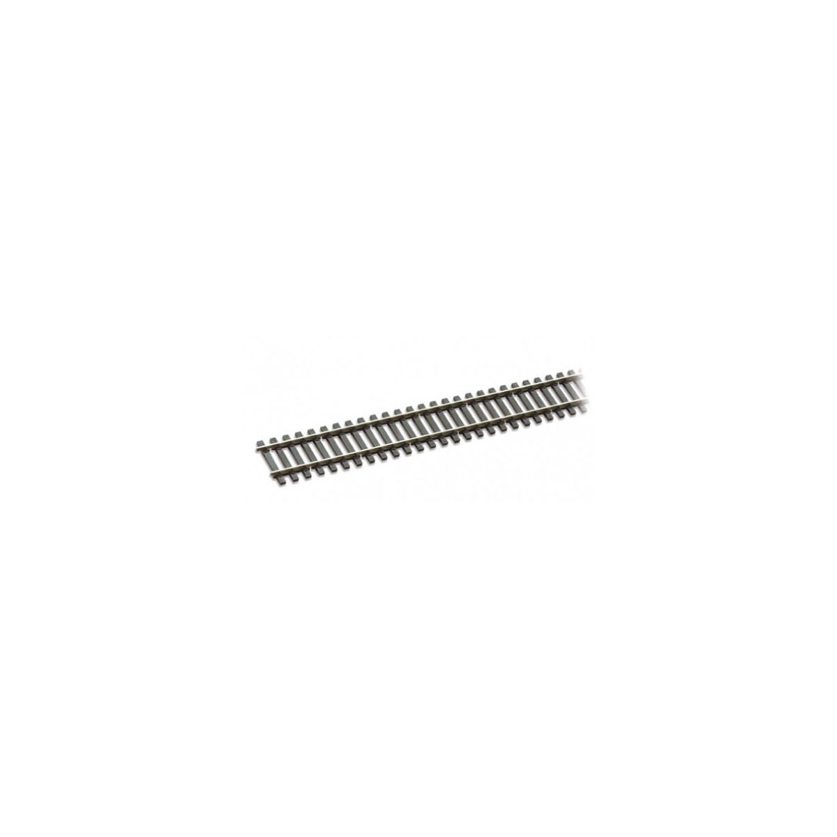 Rail maillechort - traverses imitation bois code 100 - 12 pcs