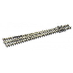 Aiguillage à droite - grand rayon - Electrofrog