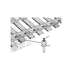 Support pour rail conducteur - pour Code 60