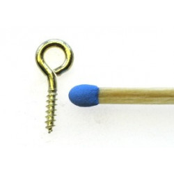 Vis à bois avec oeil 3,0mm filetage 8mm SO 161