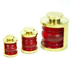 Lanterne 180° rouge + led rouge, la pièce