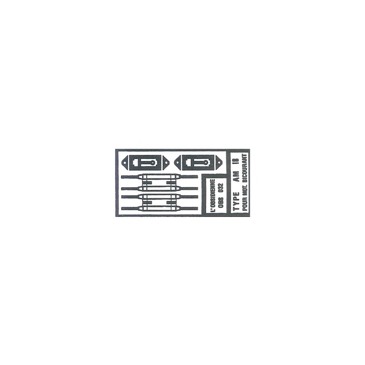 Ls Models 89214 HO - set de 2 pantographes AM18 SNCF - Ferromax