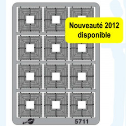 Grilles d'arbres maillechort 0,2 mm