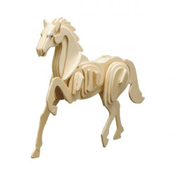 Puzzle en bois : Le cheval