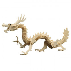 Puzzle en bois : Le dragon chinois