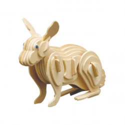 Puzzle en bois : Le lapin