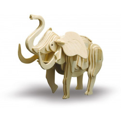 Puzzle en bois : L'éléphant