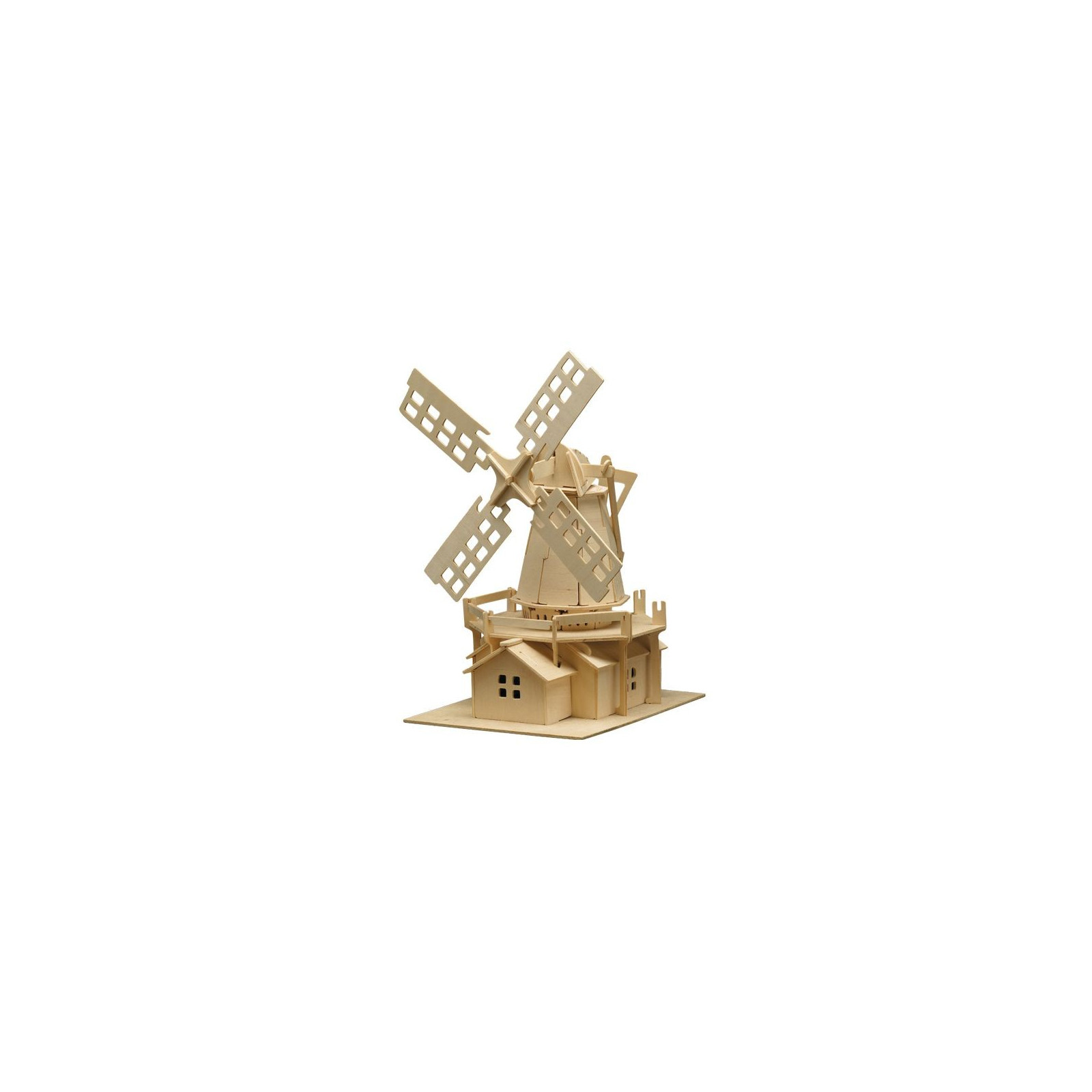 Moulin à Vent En Bois Pebaro – Kit Modèle 78 Pièces – Fabrication Allemande – Dès 6 Ans