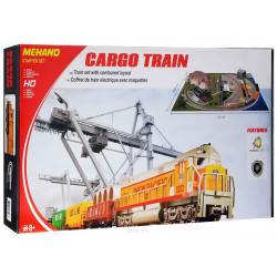 Coffret de Train "Cargo Train" avec décor