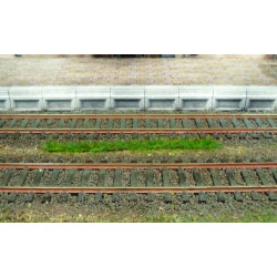 10 bandes d'herbes vert foncé - longueur 100 mm