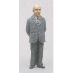 Le prof ou homme en costume (figurine non peinte)