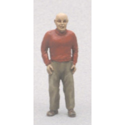 Homme pull col roulé (figurine non peinte)