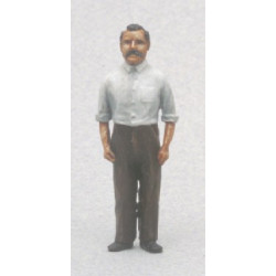 Vendeur ou serveur en tenue (figurine non peinte)