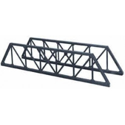 1 paire de côtés de pont ferroviaire en poutres métalliques