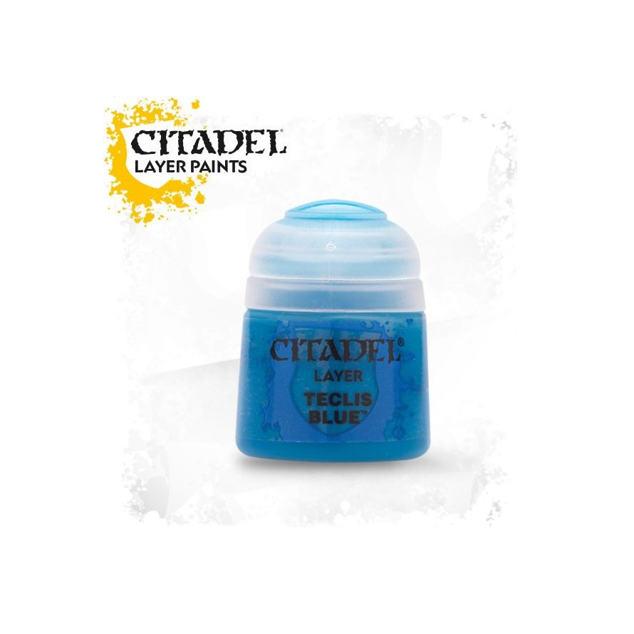 Pintura Citadel Layer Teclis Blue - 12 Ml Para Miniaturas Warhammer - Acrílica De Alta Calidad