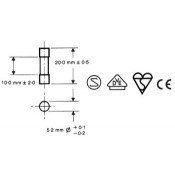 Fusible 5 x 20mm retardé...