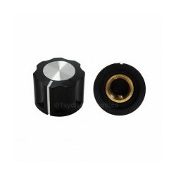 1 Bouton noir ou blanc à vis pour axes de pot