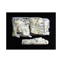 Moule pour 2 blocs de roche rectangulaires