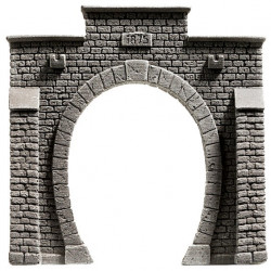 HO/ Entrée de tunnel - voie unique - 13,5 x 12,5 cm