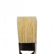 Brosse plate soie de porc N°18