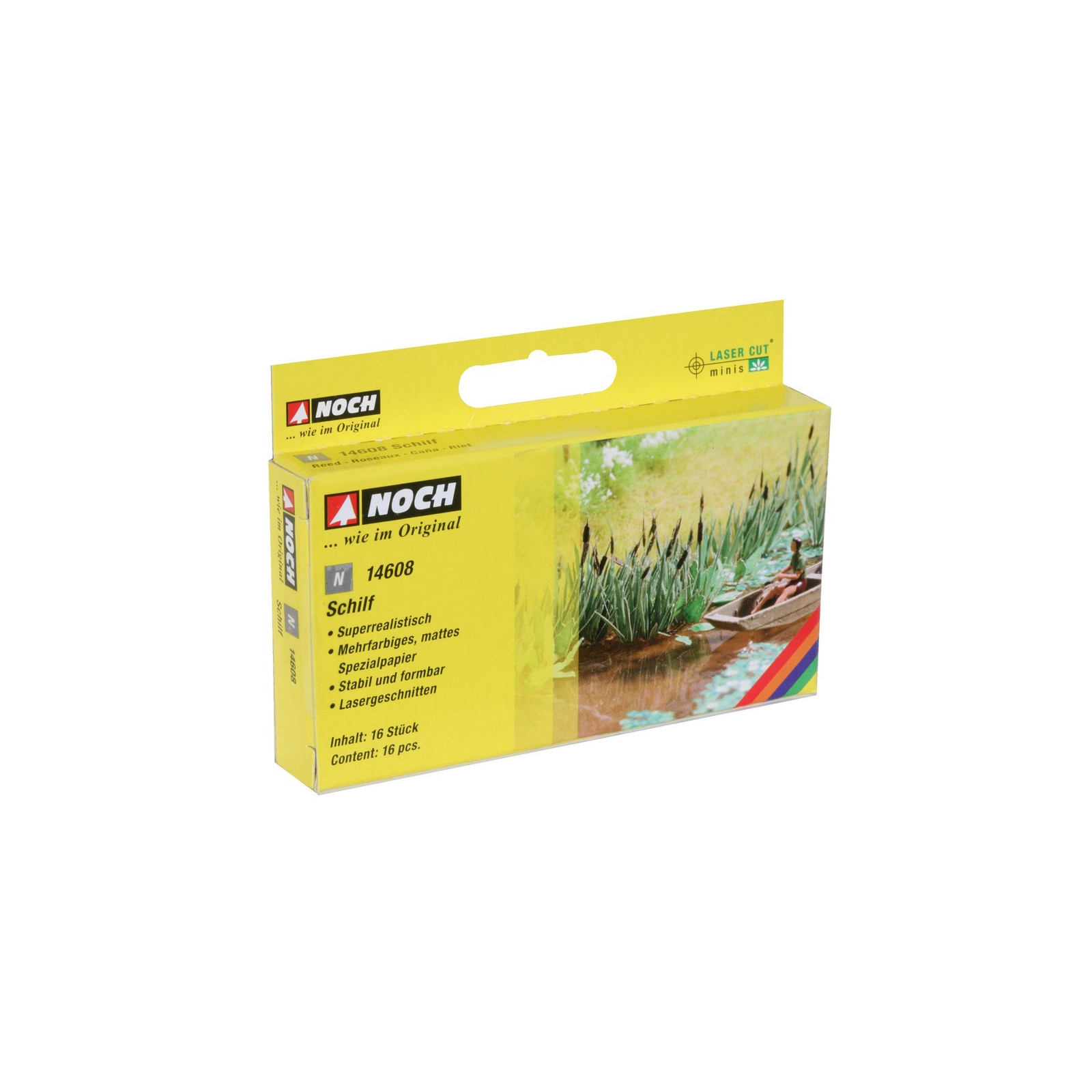 NOCH 14100 Fougères Miniatures Découpe Laser H0 - Accessoire Décor Pour Modélisme Ferroviaire