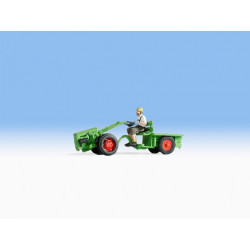 HO/ Motoculteur avec figurine