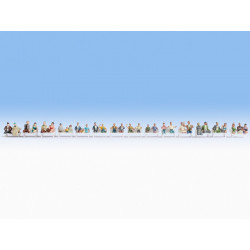 HO/ Mega set 30 personnages Voyageurs