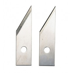 Jeu de 2 lames de rechange pour cutter double coupe