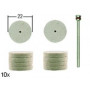 Disque en feutre pour le glaçage - Diamètre 22 mm - 10pcs