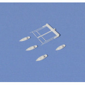 4 Bateaux largeur 16 mm...
