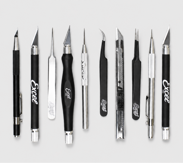 Cutter de précision et accessoires Excel