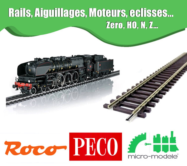 Créez votre réseau de toutes pièces avec un large choix de matériel ferroviaire !